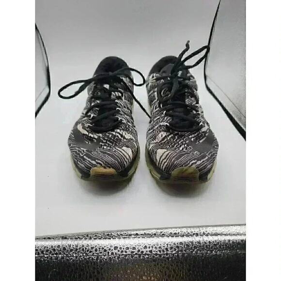 Nike Air Max 2016 Print Black Lace Up Mesh Running Sneakers Men 7.5 818135-100 - Picture 1 of 7